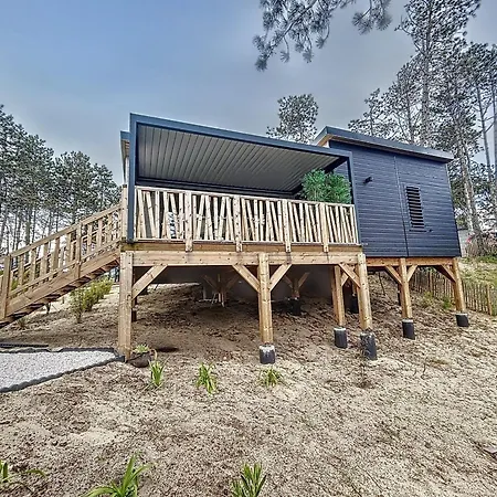 Chalet Chalet De Standing Avec Piscine Chauffee, A Deux Pas De La Plage - 6 Couchages, Terrasse Privee - Fr-1-361-530 *